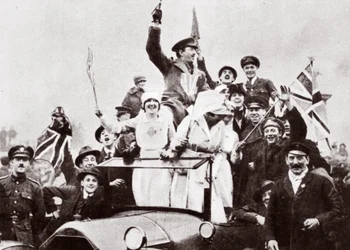 London Celebrates the Armistice, 1918